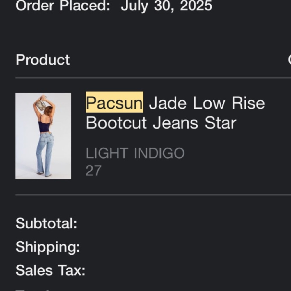 Pacsun Jade Low Rise Light Wash Bootcut Jeans with Star Pockets - Picture 12 of 14